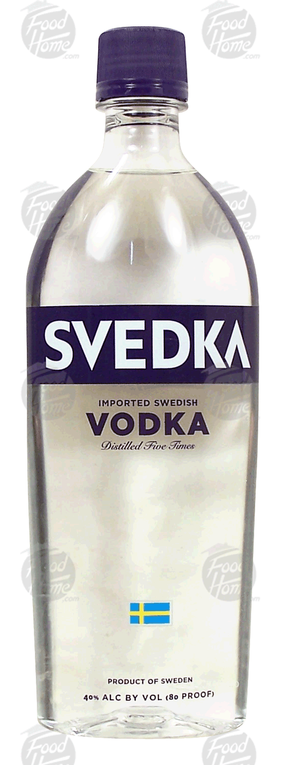 Svedka  vodka, imported swedish, 40% alc. by vol. Full-Size Picture